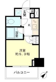 ブリリア日本橋茅場町 6階 間取り図