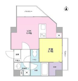 高輪三枝ビル 304 間取り図