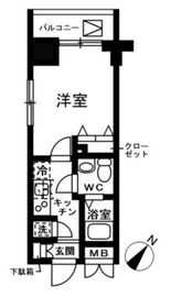 レジディア日本橋人形町2 1405 間取り図