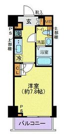 ジェノヴィア東日本橋駅前グリーンヴェール 6階 間取り図