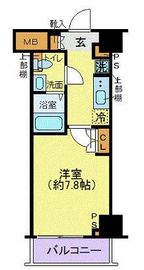 ジェノヴィア東日本橋駅前グリーンヴェール 6階 間取り図