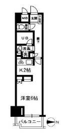 レジディア目白 422 間取り図