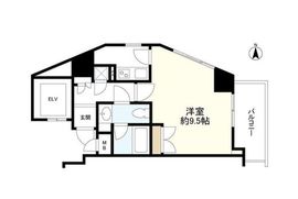 ヒルサイド御殿山 801 間取り図