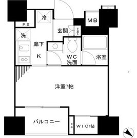 パークリュクス銀座mono 3階 間取り図