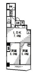 ジャコワ浜町 202 間取り図