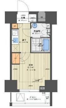 エムゲート 10階 間取り図