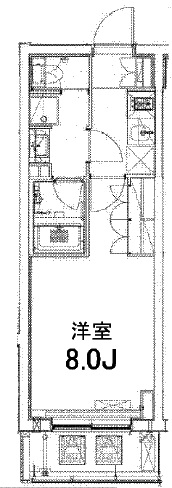 セジョリ自由が丘 501 間取り図