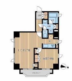 シティスパイア半蔵門 402 間取り図