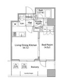 コンフォリア東池袋ウエスト 811 間取り図