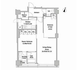 ラ・トゥール青葉台 3107 間取り図