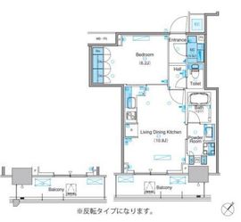 パークアクシス豊洲キャナル 1603 間取り図