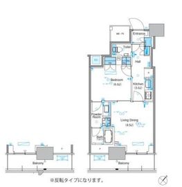 パークアクシス豊洲キャナル 1304 間取り図