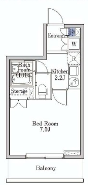 ラクラス学芸大学 209 間取り図