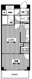 カスタリア高輪台2 308 間取り図