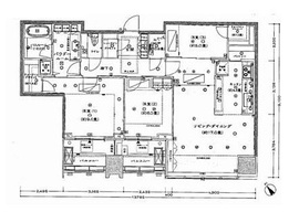 シティタワー麻布十番 32階 間取り図