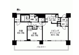 アーバンドックパークシティ豊洲タワー 23階 間取り図