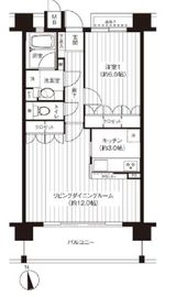 パシフィーク品川 303 間取り図