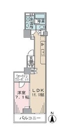 ラグナタワー 9階 間取り図