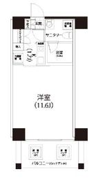 クイズ恵比寿 410 間取り図