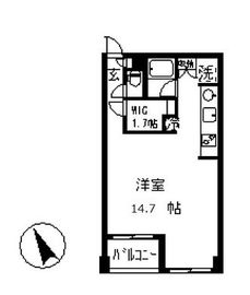 コージーコート学芸大学 1階 間取り図