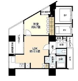 プラウドタワー本郷東大前 5階 間取り図