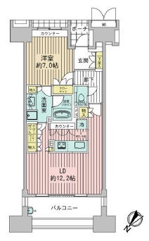 ザ・晴海レジデンス 17階 間取り図