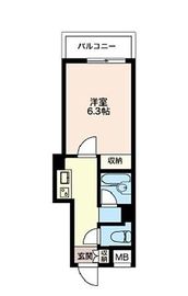 エスティメゾン神田 204 間取り図