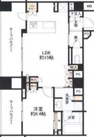 レフィール参宮橋ヒルズ 5階 間取り図