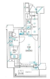 ガリシア浜松町 10階 間取り図