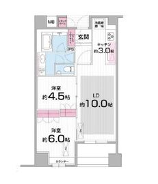 日本橋ヴォアール 8階 間取り図