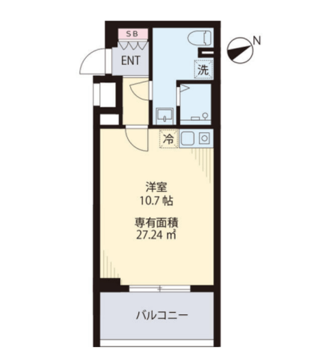 代官山ヒルサイド 205 間取り図