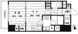 グランスイート銀座レスティモナーク 8階 間取り図