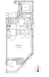 フトゥールス南麻布 804 間取り図