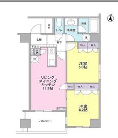 K's新中野 803 間取り図