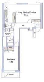 トワ・イグレッグ 304 間取り図