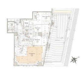 フォレセーヌ赤坂檜坂 5階 間取り図