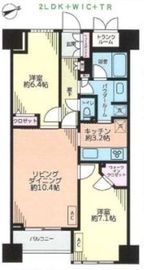 東新宿レジデンシャルタワー 8階 間取り図