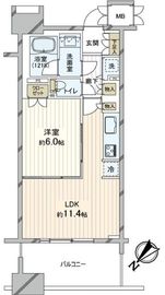 晴海テラス 12階 間取り図