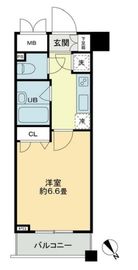 クロスレジデンス蒲田 313 間取り図