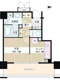 パークタワー秋葉原 17階 間取り図