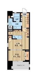ニューシティアパートメンツ芝公園 801 間取り図
