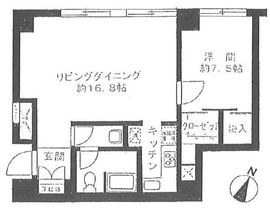 グランドメゾン六番町 4階 間取り図