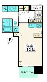 二子玉川ライズレジデンス 18階 間取り図