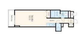 ボルト銀座レジデンス 503 間取り図