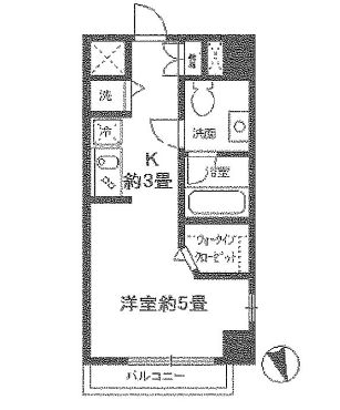 アーバンファースト神楽坂 2階 間取り図