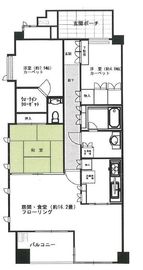 クレマージュ南青山 3階 間取り図