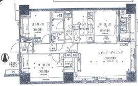東新宿レジデンシャルタワー 15階 間取り図