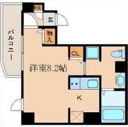 ガーデンコート碑文谷 202 間取り図