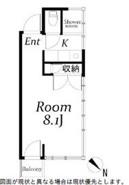 モデリアブリュット北参道 301 間取り図