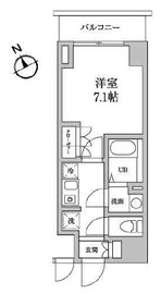 レジディア日本橋馬喰町2 202 間取り図